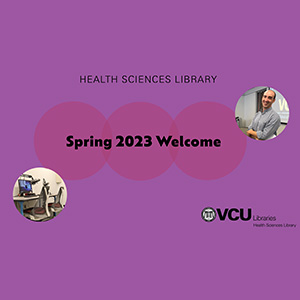 Spring 2023 Welcome Table at HSL 